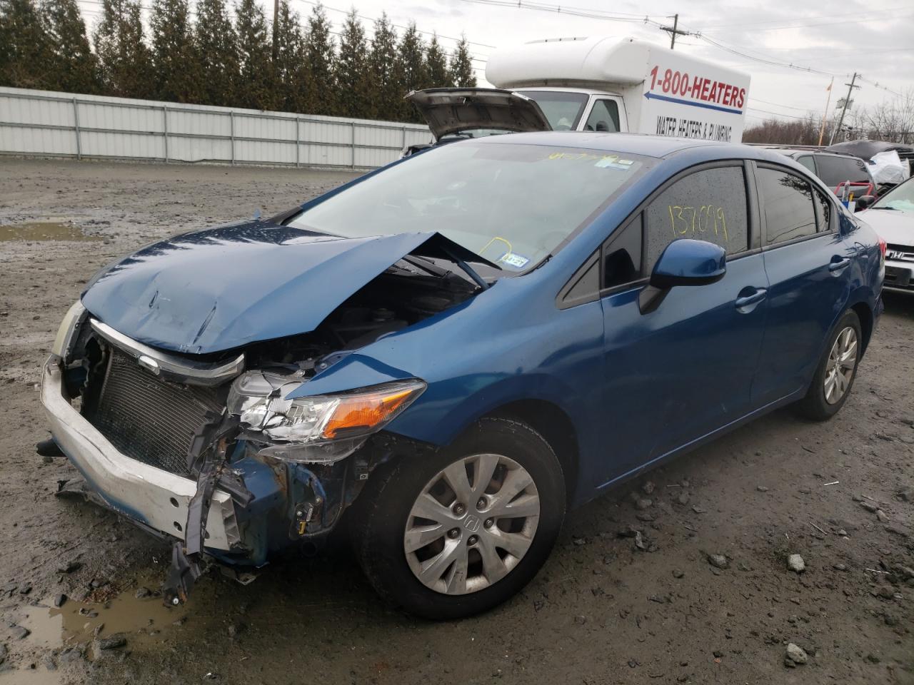 Photo 2 from auction – 2012 HONDA CIVIC LX with VIN 2HGFB2F59CH542007