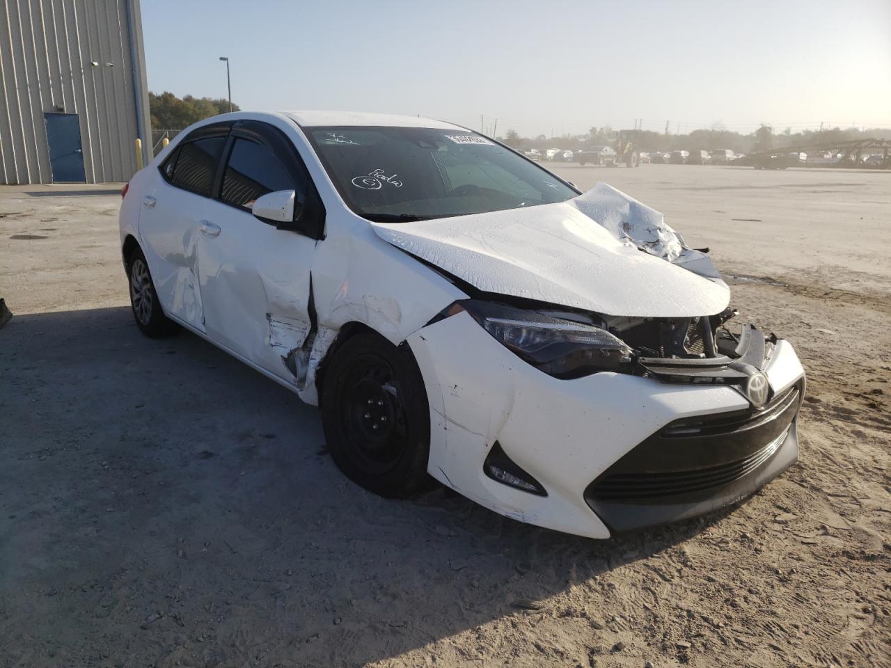 TOYOTA COROLLA L 2017 with VIN 2T1BURHE8HC866631 - Photo from auction