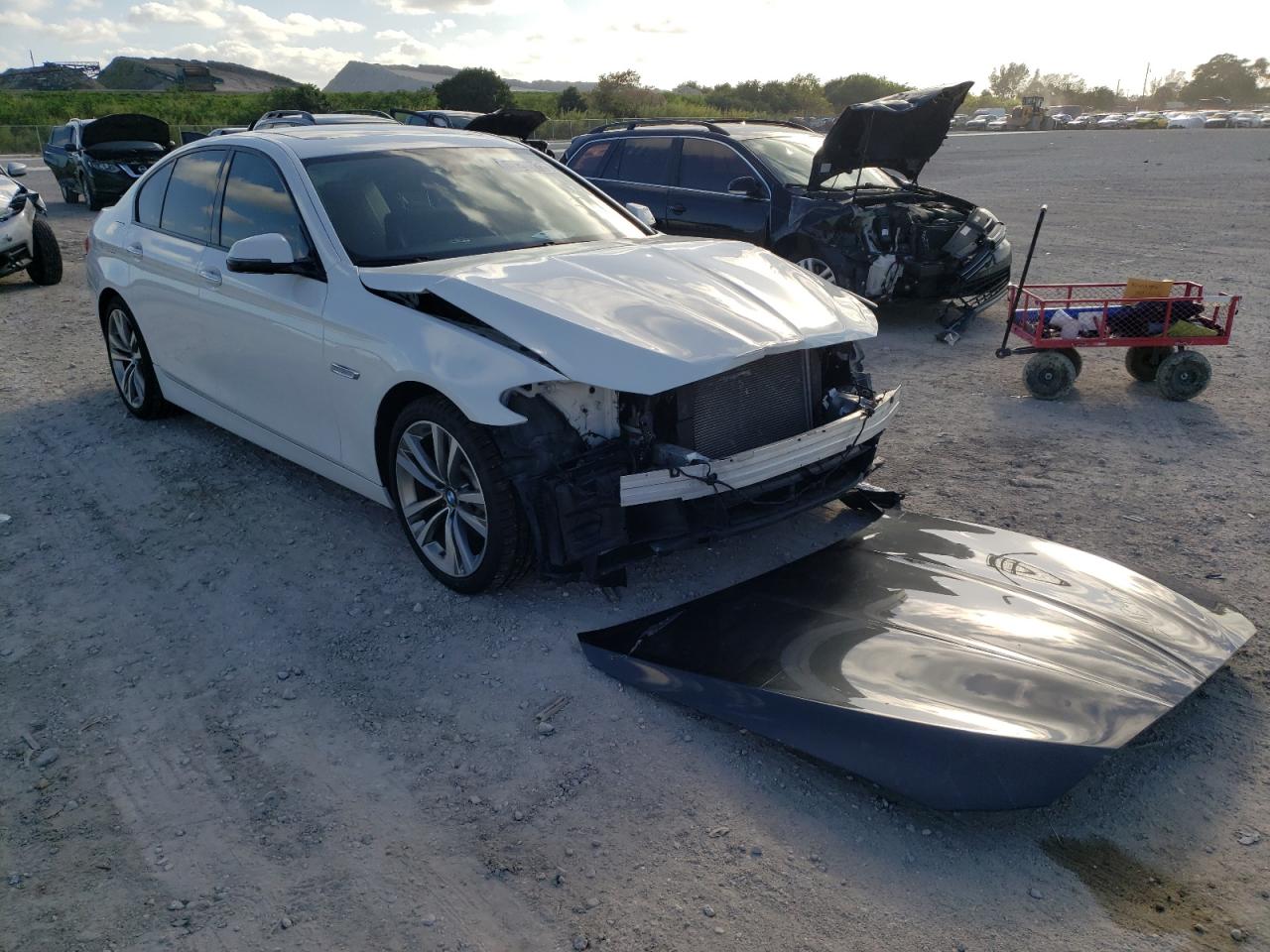 BMW 528 I 2016 with VIN WBA5A5C55GG354795 - Photo from auction