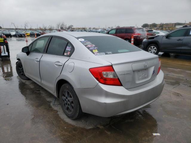 Photo 3 from auction – 2012 HONDA CIVIC LX with VIN 19XFB2F58CE069775