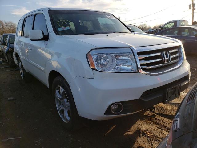 HONDA PILOT EXL 2013 with VIN 5FNYF4H58DB078350 - Photo from auction