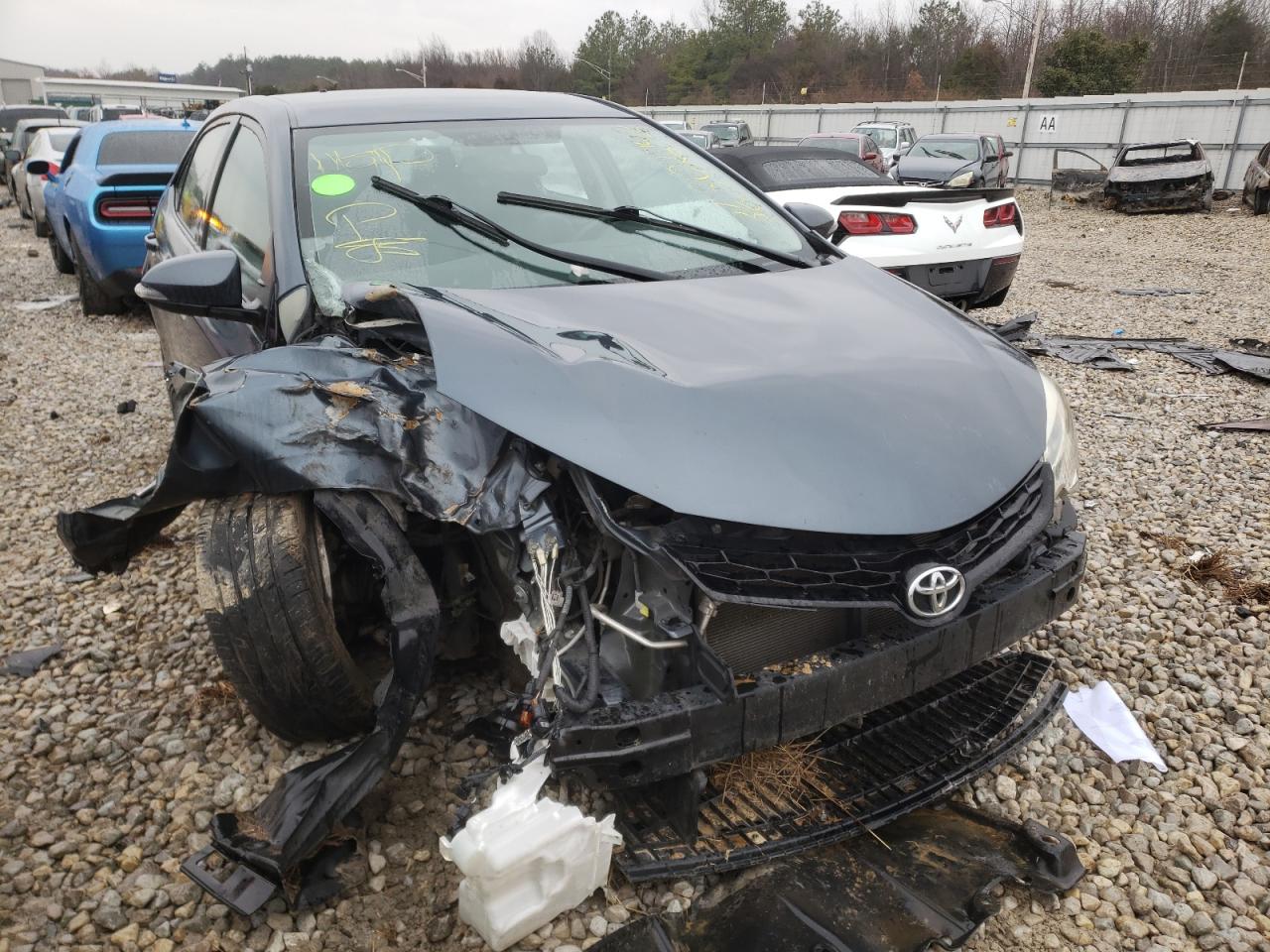 TOYOTA COROLLA L 2015 with VIN 2T1BURHE8FC383637 - Photo from auction
