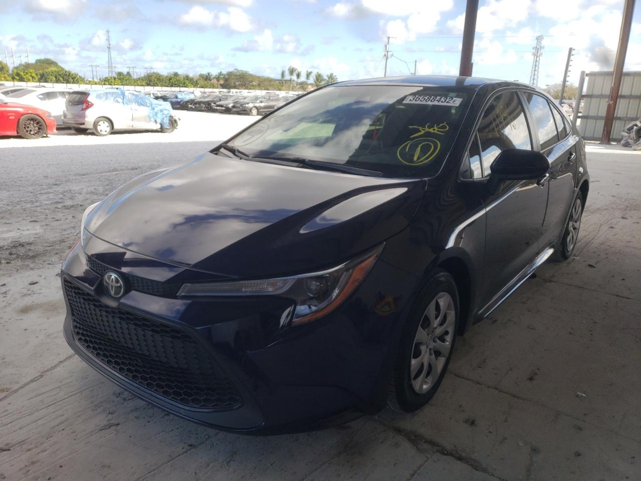 Photo 2 from auction – 2020 TOYOTA COROLLA LE with VIN JTDEPRAE2LJ107551