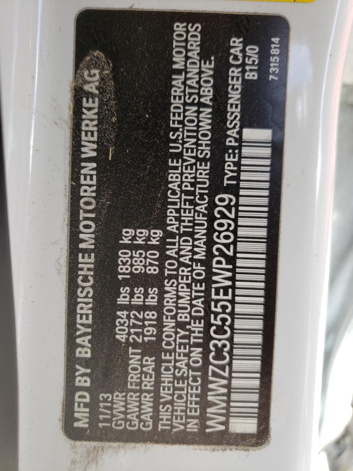 Photo 10 from auction – 2014 MINI COOPER S C with VIN WMWZC3C55EWP26929