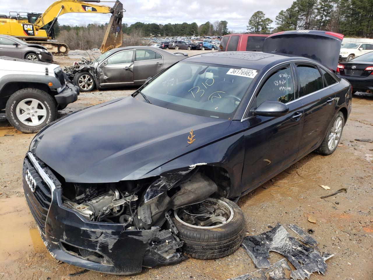 Photo 2 from auction – 2014 AUDI A6 PREMIUM with VIN WAUGFAFC2EN155564