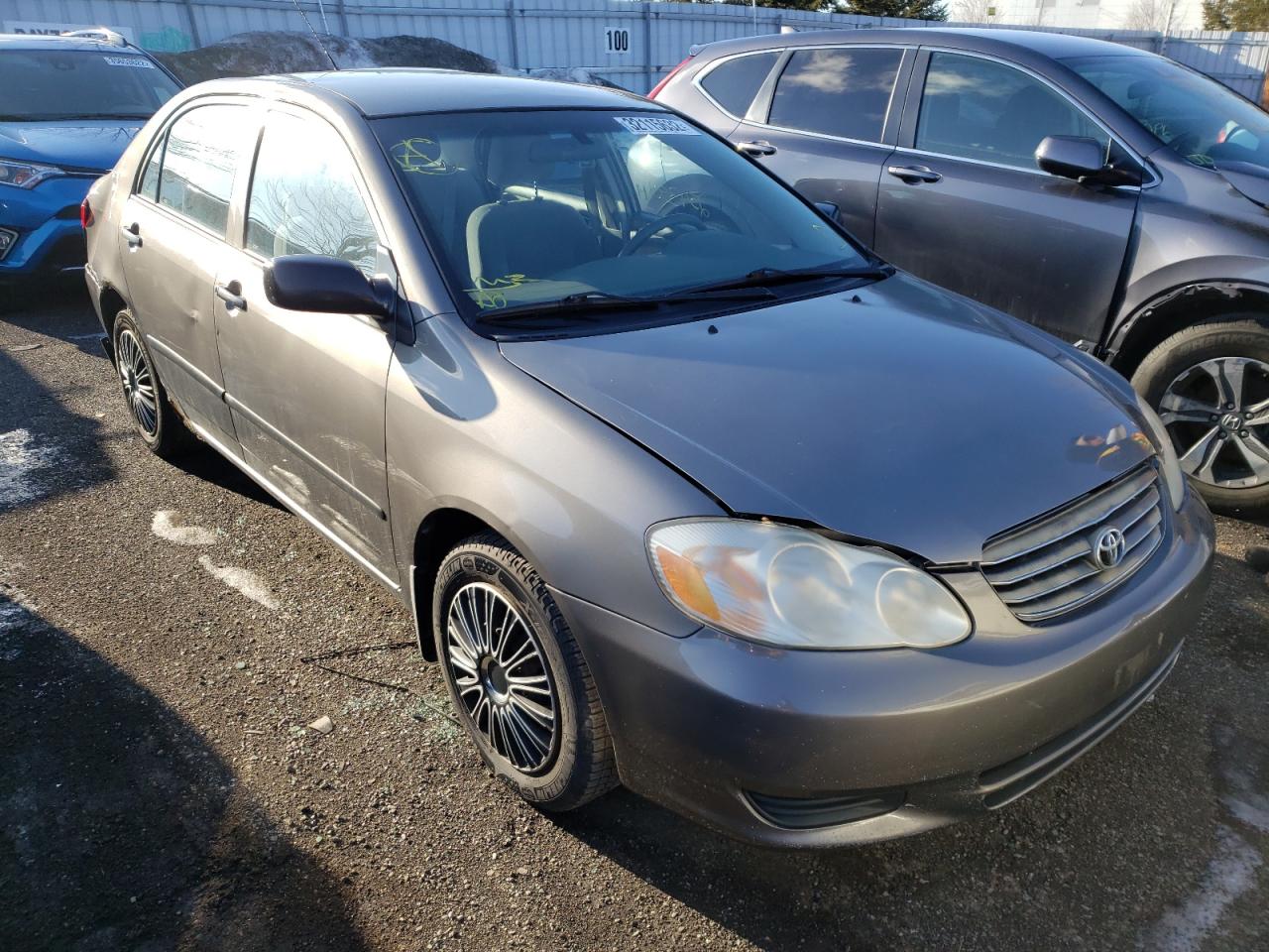 TOYOTA COROLLA CE 2003 with VIN 2T1BR32E03C751246 - Photo from auction
