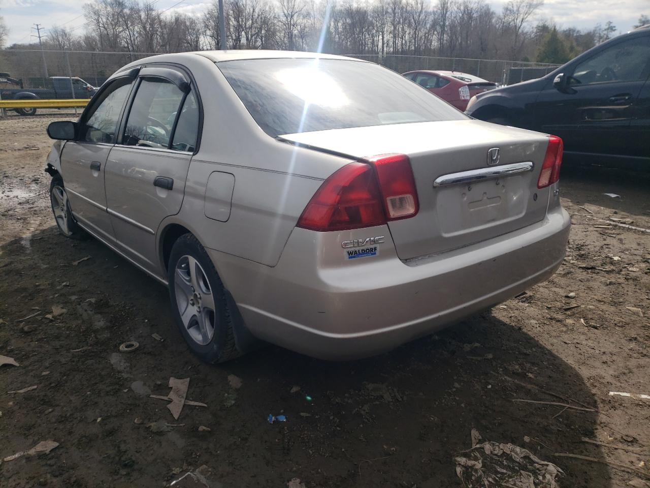 Photo 3 from auction – 2001 HONDA CIVIC LX with VIN 1HGES16531L048814