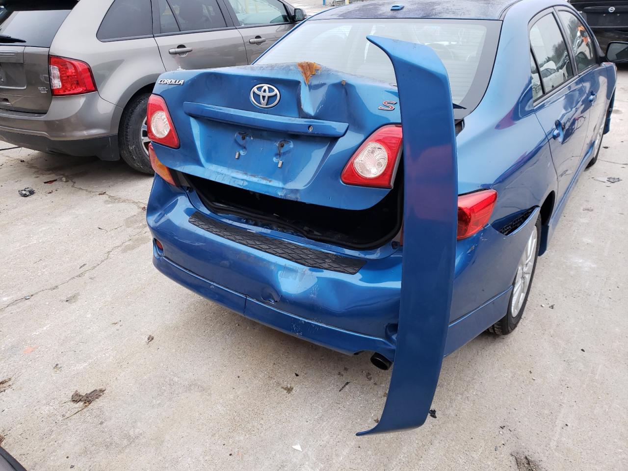 Photo 9 from auction – 2009 TOYOTA COROLLA with VIN 1NXBU40E59Z076038