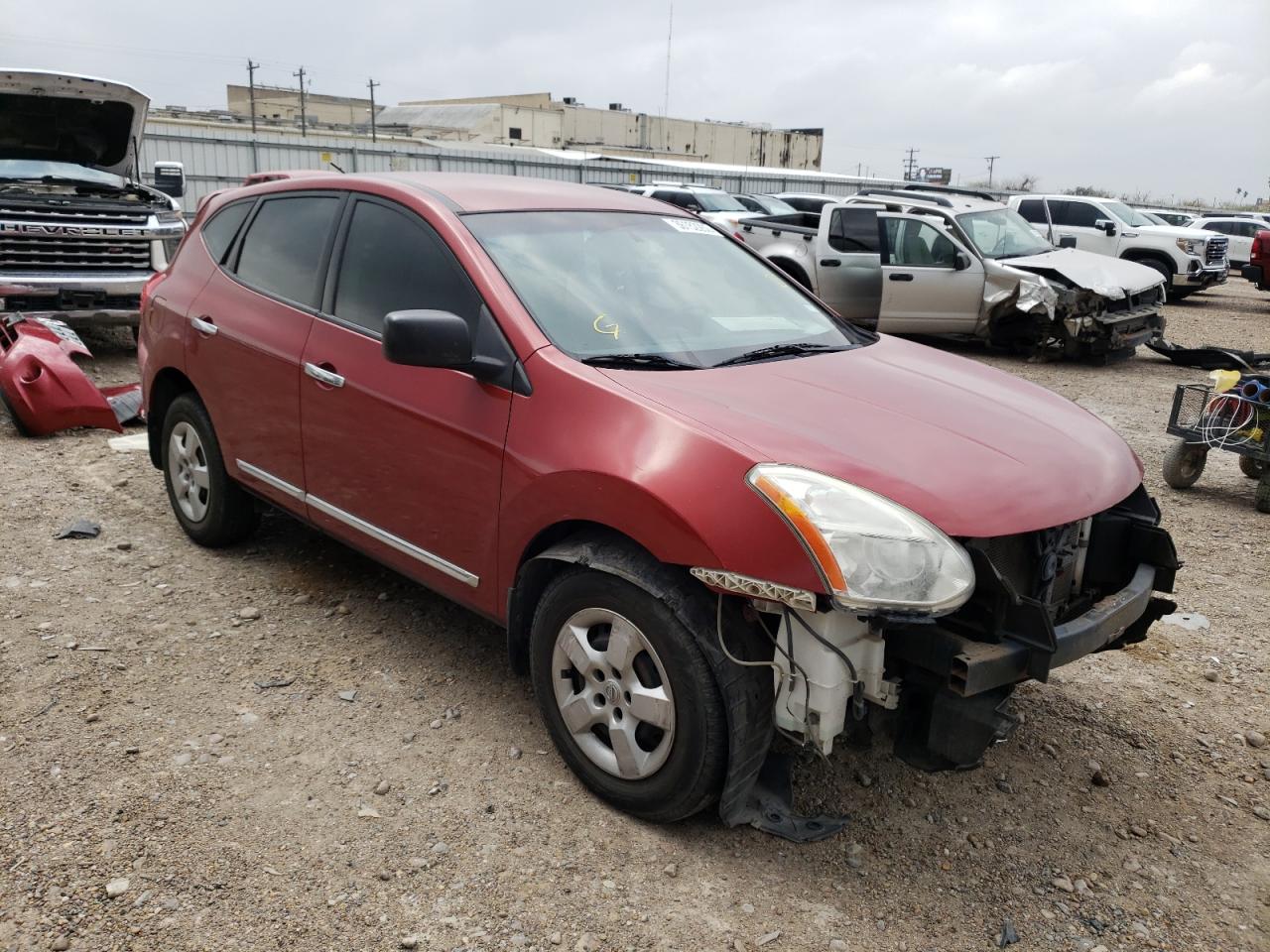 NISSAN ROGUE S 2012 with VIN JN8AS5MT6CW296051 - Photo from auction