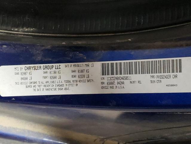 Photo 10 from auction – 2013 DODGE AVENGER SE with VIN 1C3CDZABXDN658511