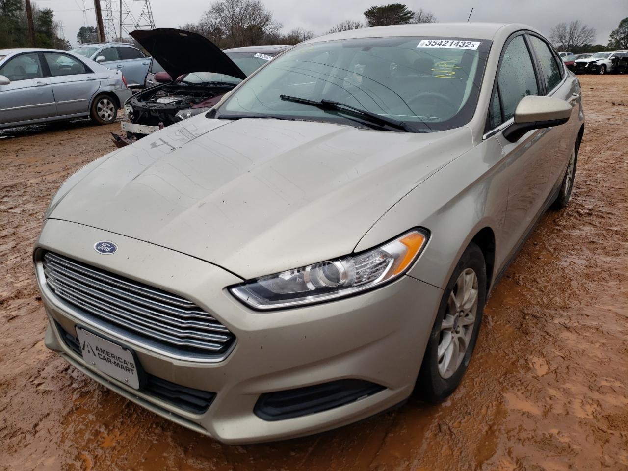 Photo 2 from auction – 2016 FORD FUSION S with VIN 3FA6P0G77GR199587