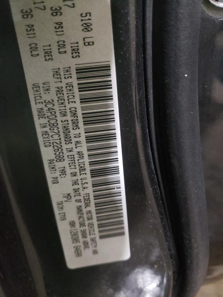 Photo 10 from auction – 2012 DODGE JOURNEY SX with VIN 3C4PDCBG7CT226588