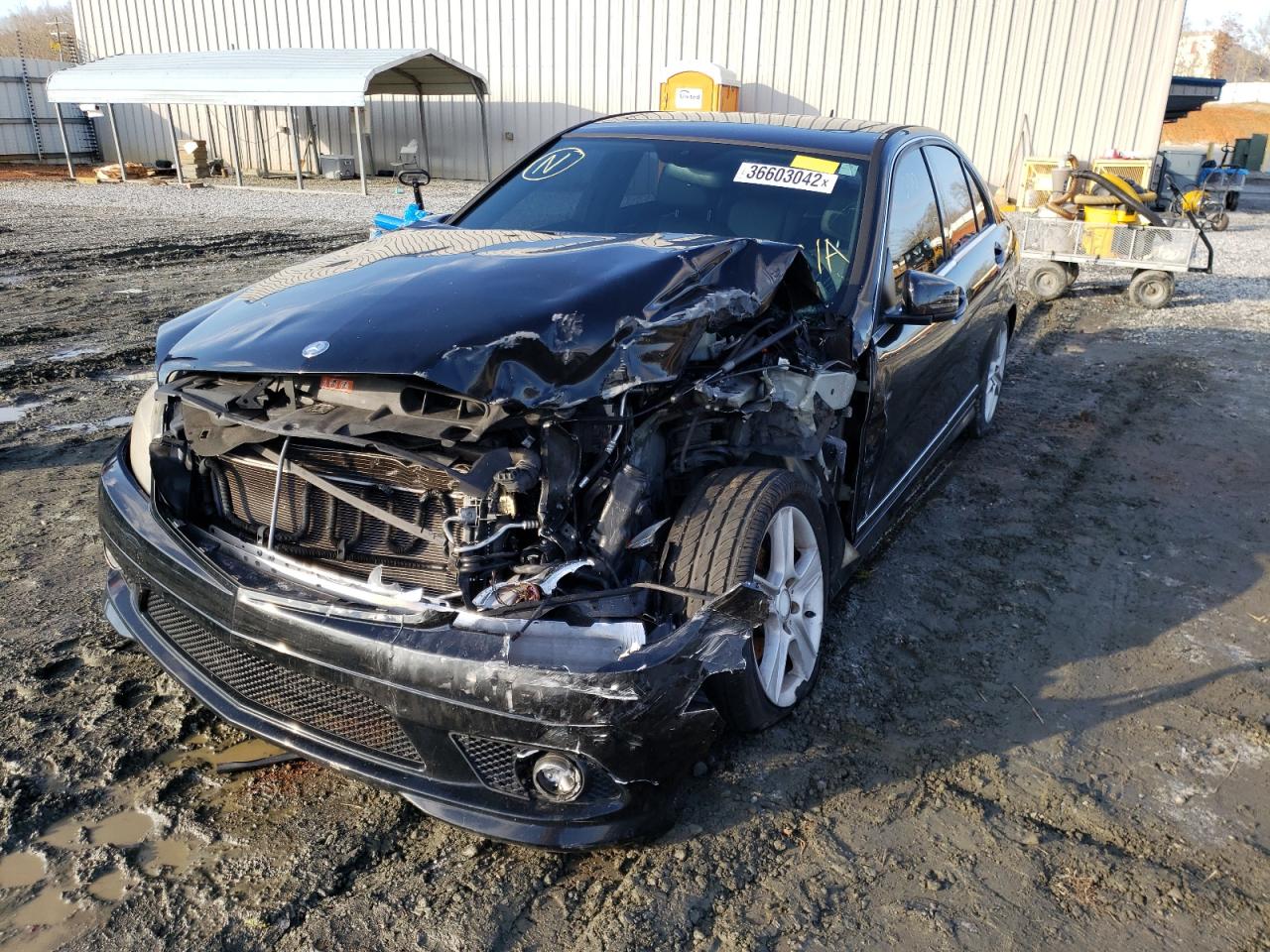 Photo 2 from auction – 2010 MERCEDES-BENZ C300 with VIN WDDGF5EB3AF419288