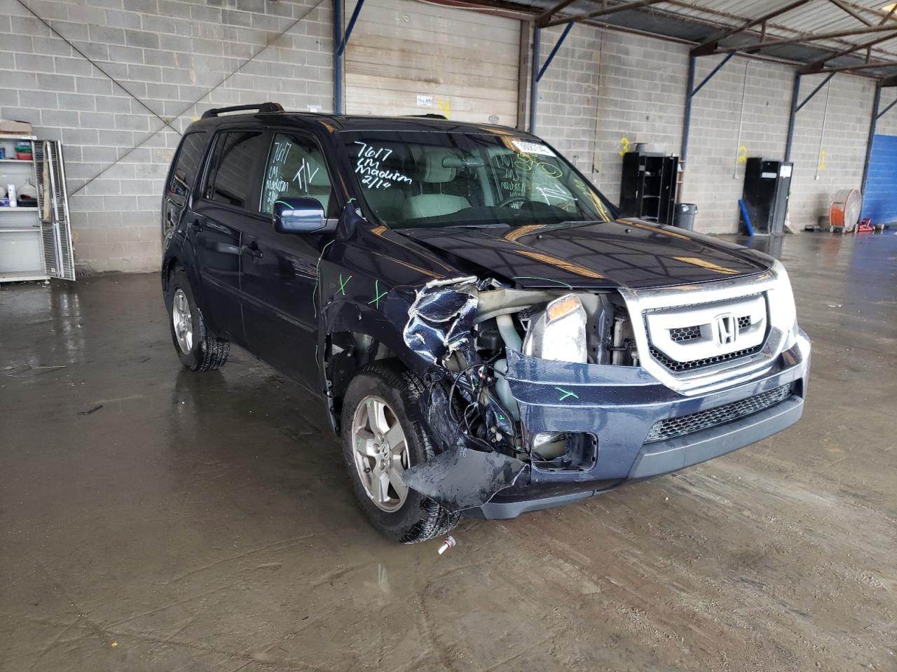 HONDA PILOT EX 2011 with VIN 5FNYF3H44BB058613 - Photo from auction