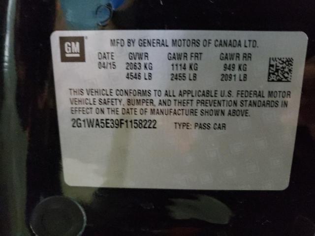 Photo 10 from auction – 2015 CHEVROLET IMPALA LIM with VIN 2G1WA5E39F1158222