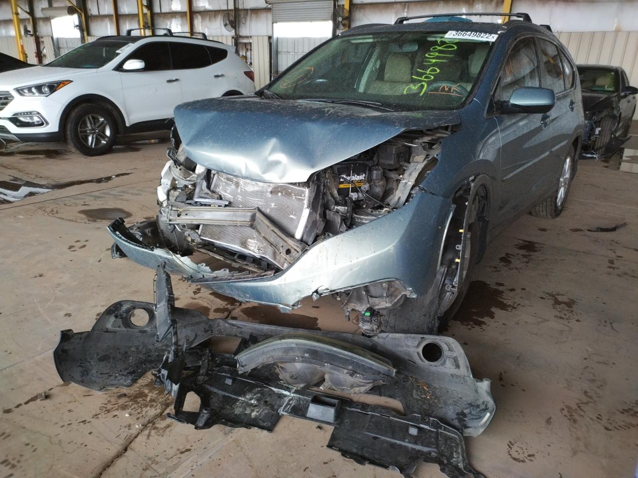 Photo 2 from auction – 2012 HONDA CR-V EXL with VIN 5J6RM3H78CL008603