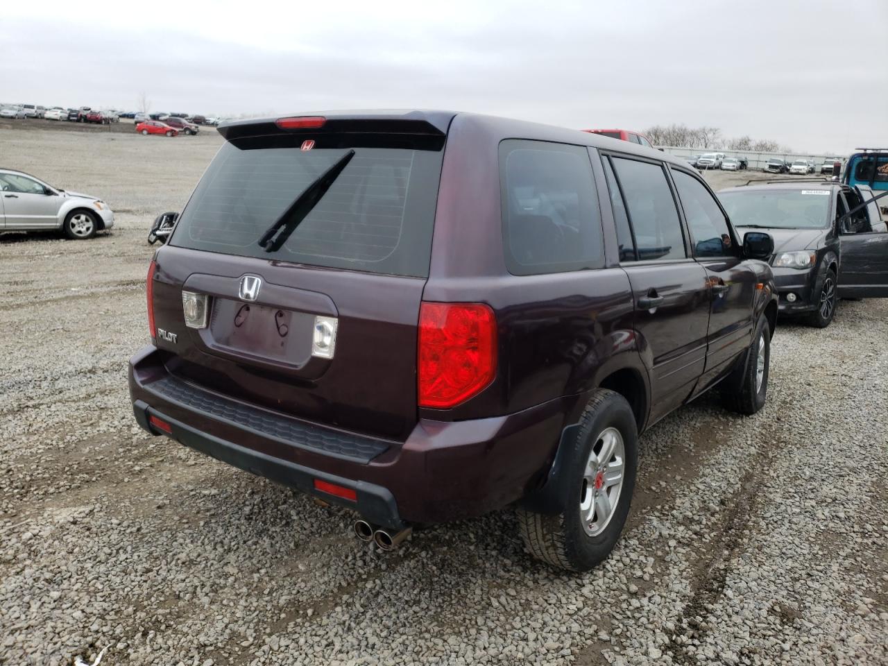 Photo 4 from auction – 2007 HONDA PILOT LX with VIN 5FNYF28137B002685