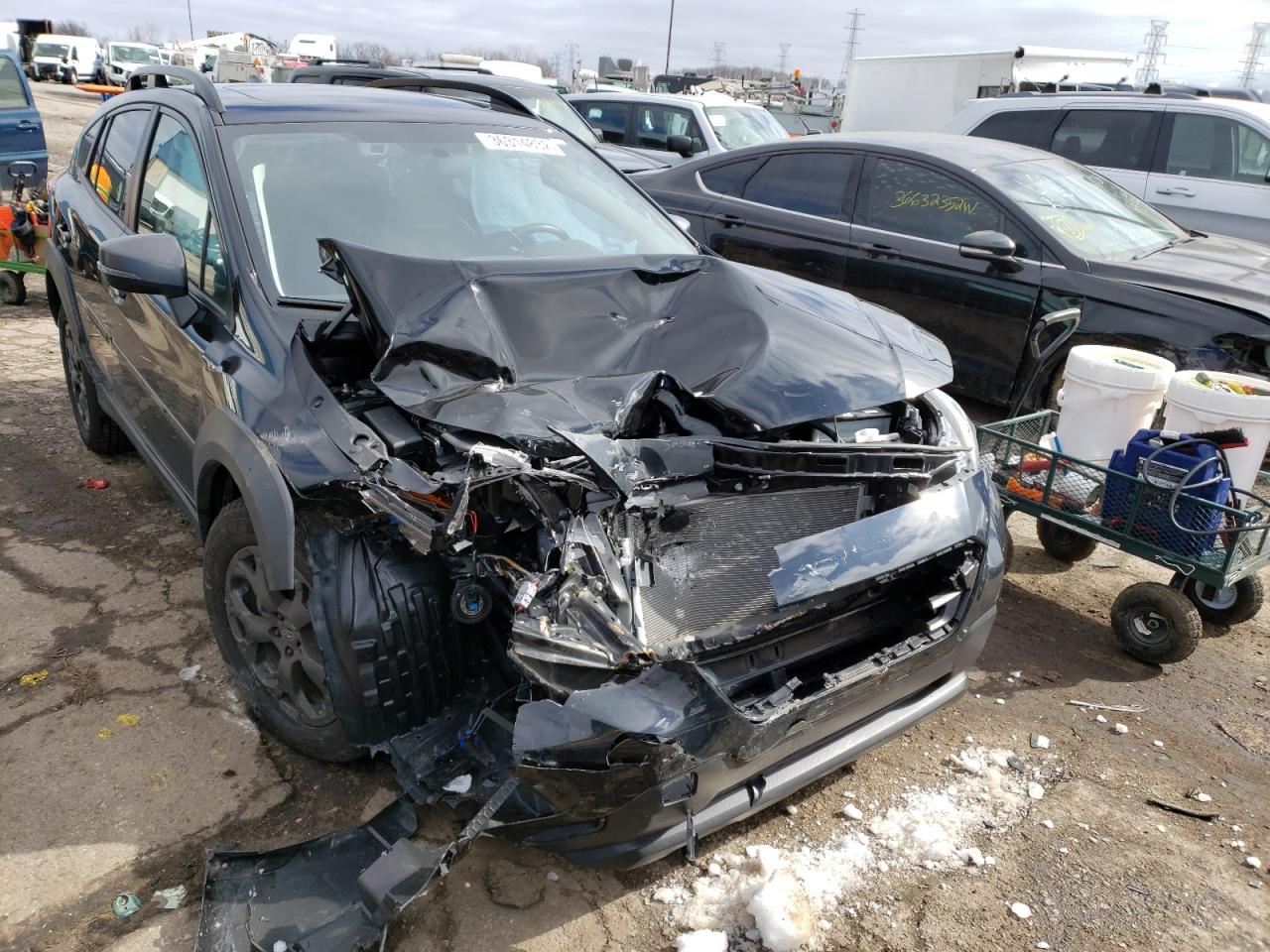 SUBARU CROSSTREK 2021 with VIN JF2GTHSC3MH232807 - Photo from auction