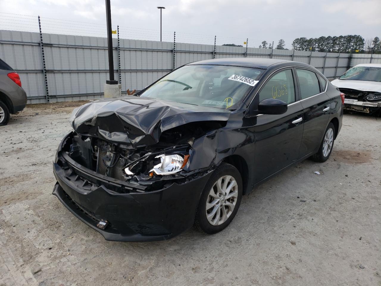 Photo 2 from auction – 2019 NISSAN SENTRA S with VIN 3N1AB7AP2KY338448