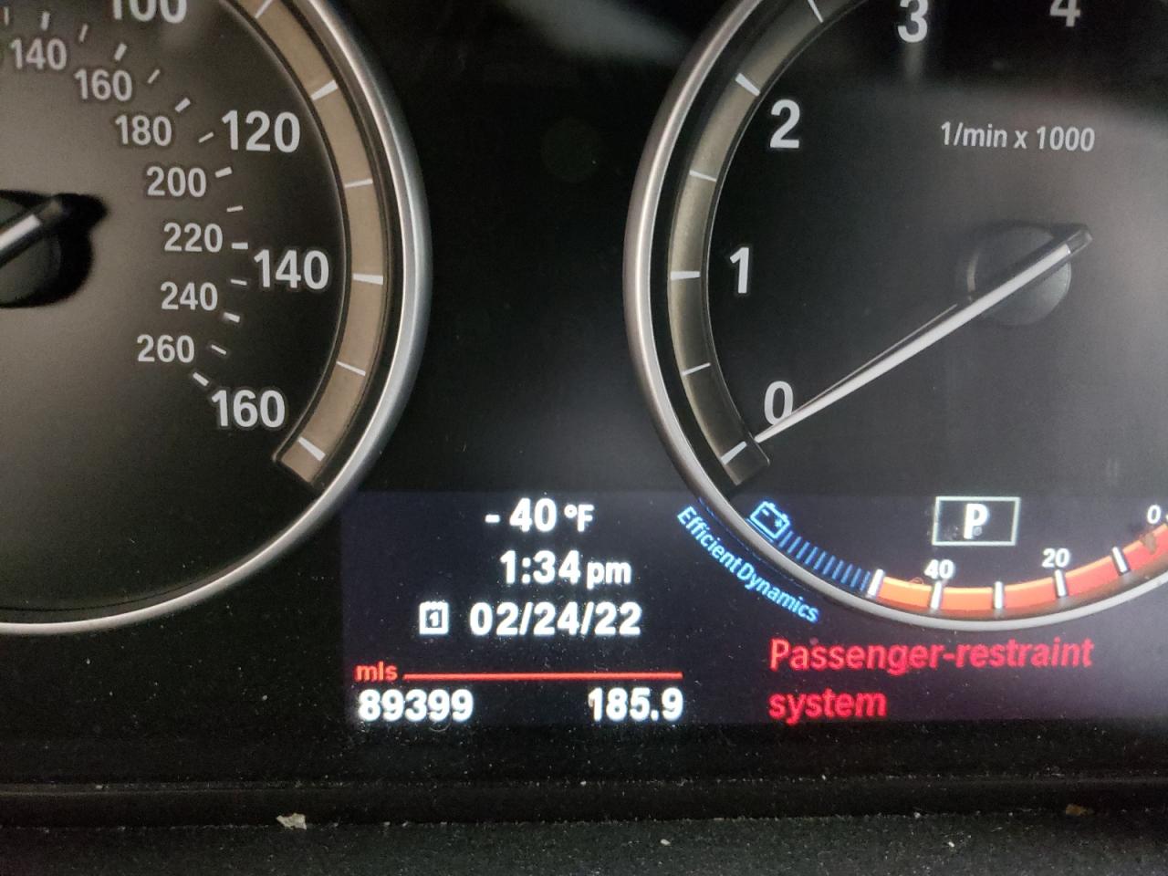 Photo 8 from auction – 2013 BMW 528 XI with VIN WBAXH5C5XDD109928
