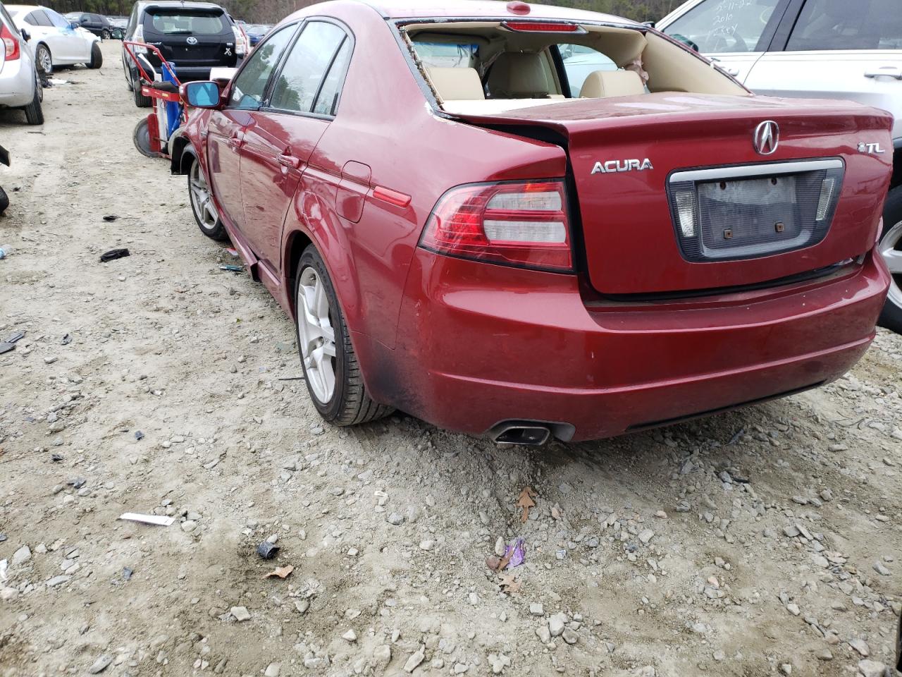 Photo 3 from auction – 2008 ACURA TL with VIN 19UUA66278A008887