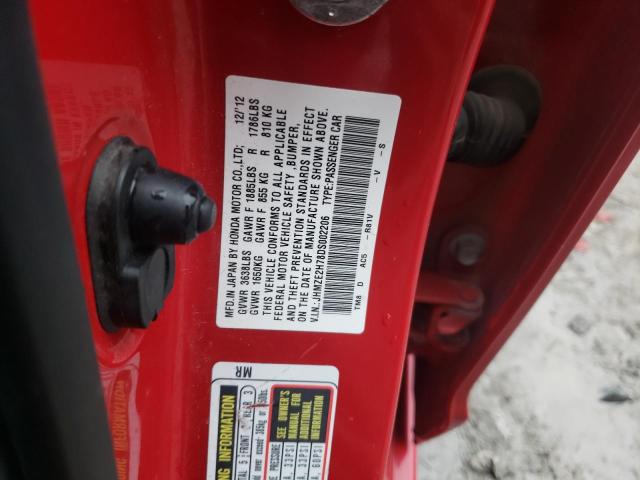 Photo 10 from auction – 2013 HONDA INSIGHT EX with VIN JHMZE2H78DS002206