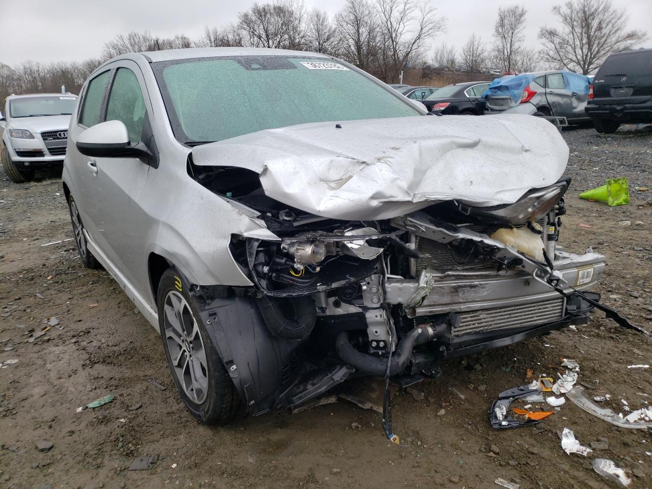 CHEVROLET SONIC LT 2020 with VIN 1G1JD6SB2L4138624 - Photo from auction