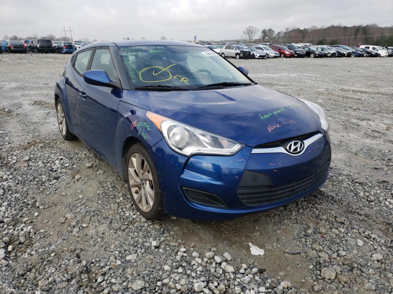 HYUNDAI VELOSTER 2016 with VIN KMHTC6AD0GU292014 - Photo from auction