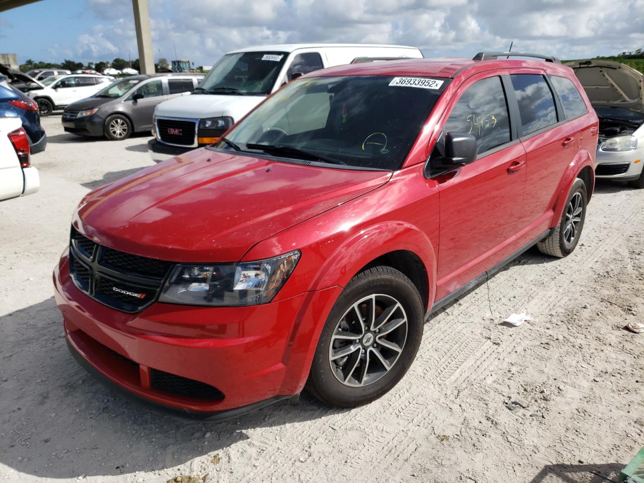 Photo 9 from auction – 2018 DODGE JOURNEY SE with VIN 3C4PDCAB3JT382730