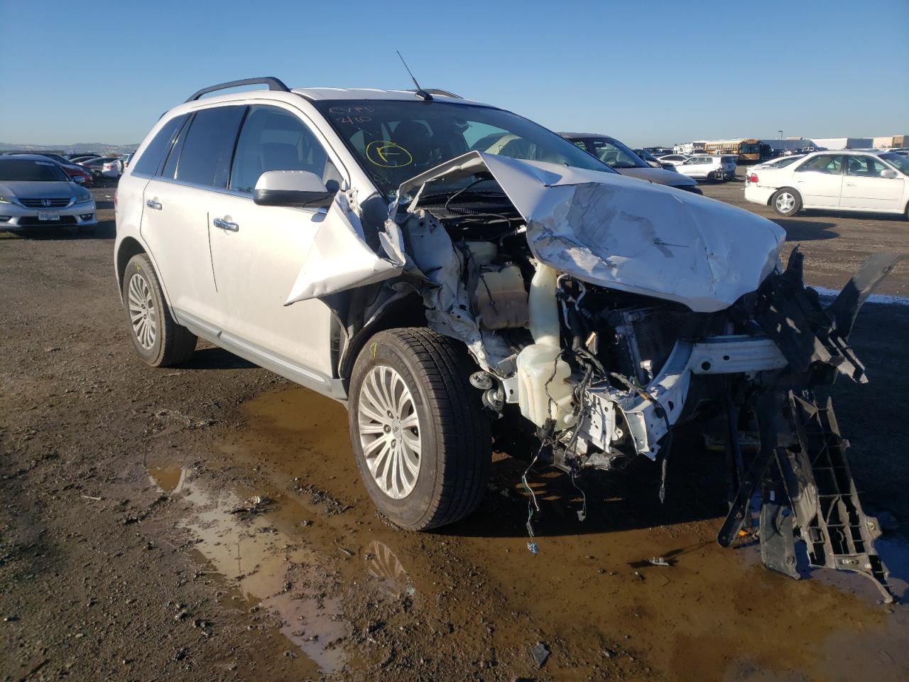 LINCOLN MKX 2013 with VIN 2LMDJ6JK4DBL37891 - Photo from auction