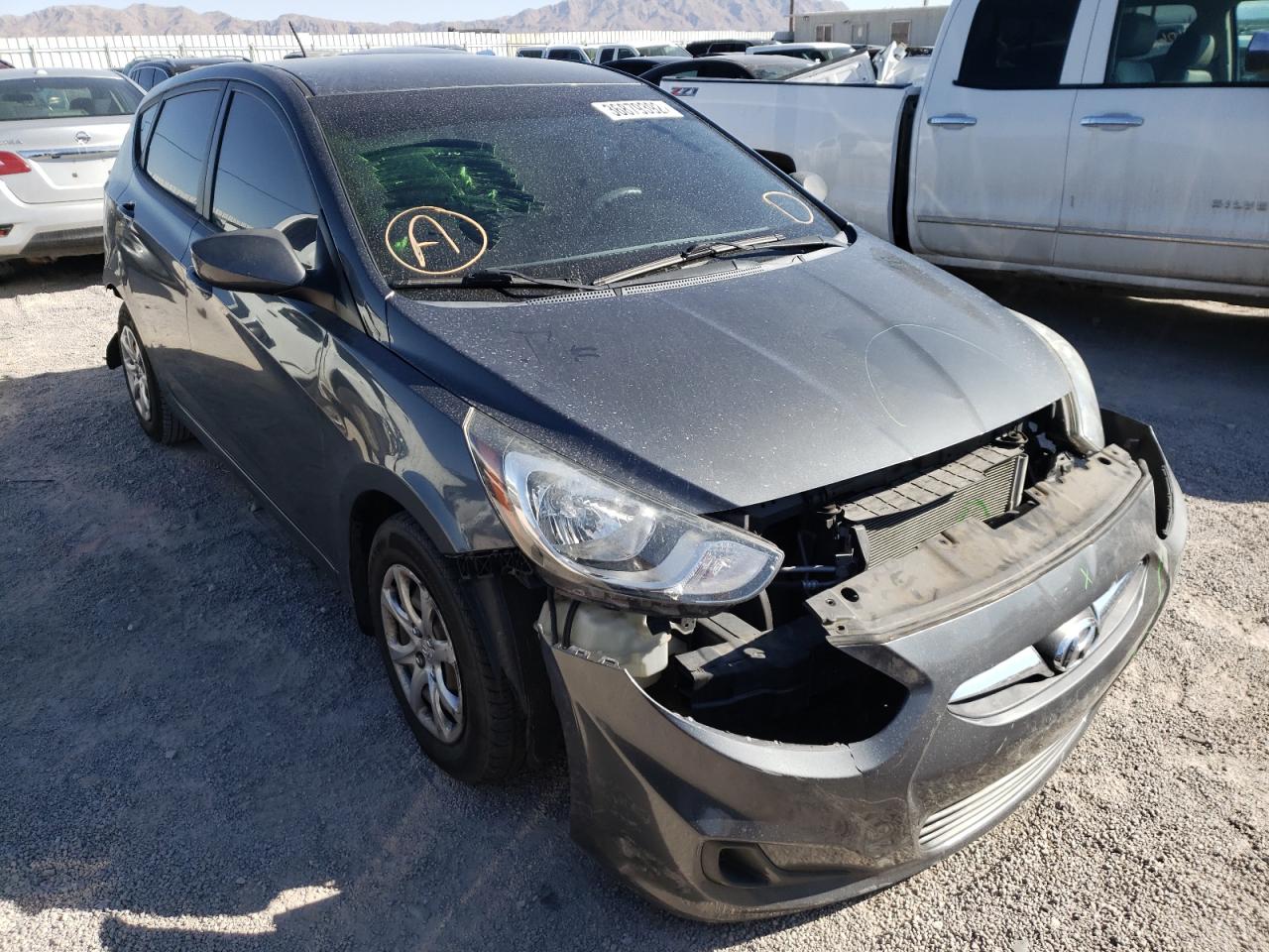 HYUNDAI ACCENT 2013 with VIN KMHCT5AE0DU097688 - Photo from auction