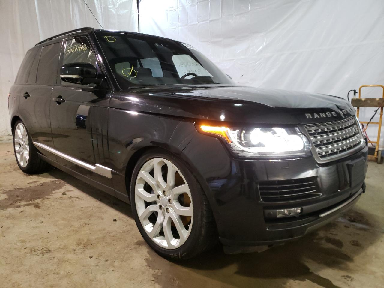 LAND ROVER RANGE ROVE 2016 with VIN SALGS2EF9GA248035 - Photo from auction