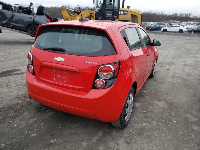 Photo 4 from auction – 2015 CHEVROLET SONIC LS with VIN 1G1JA6SH5F4196356