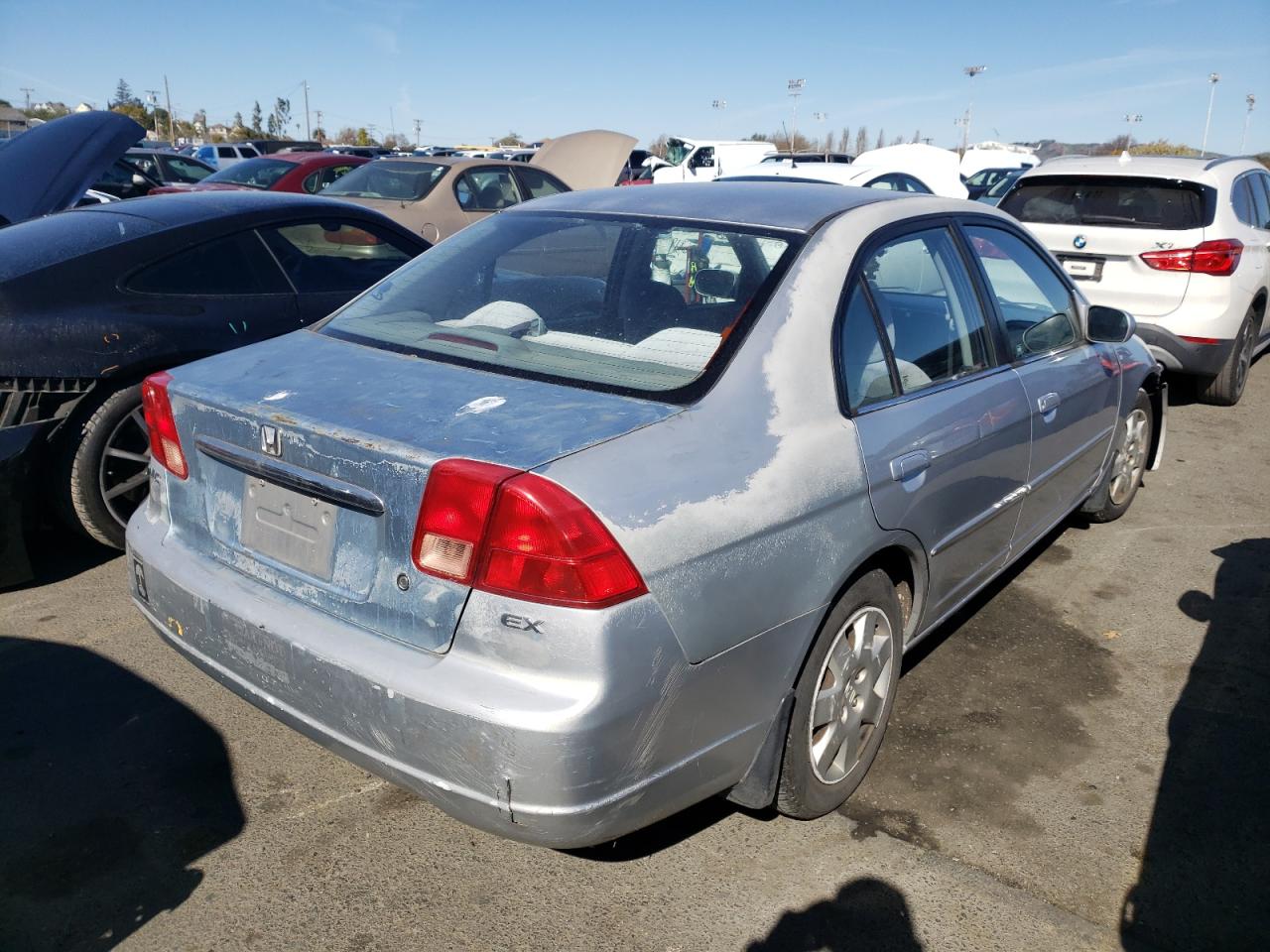 Photo 4 from auction – 2001 HONDA CIVIC EX with VIN 2HGES26751H546291