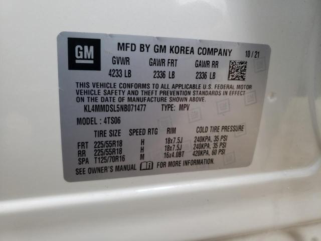 Photo 10 from auction – 2022 BUICK ENCORE GX with VIN KL4MMDSL5NB071477