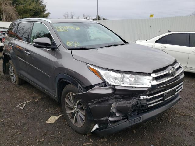 TOYOTA HIGHLANDER 2018 with VIN 5TDJZRFH4JS553177 - Photo from auction