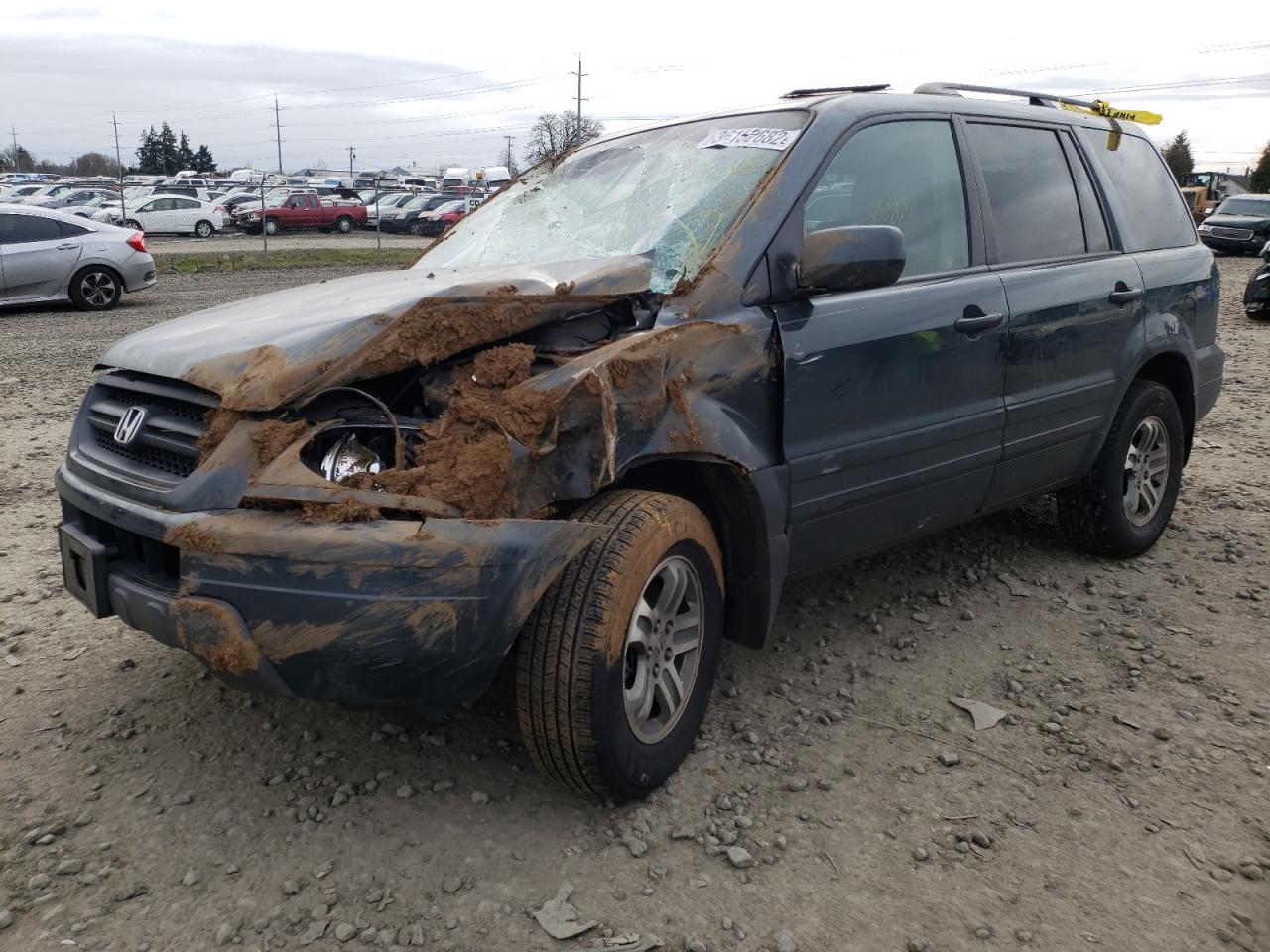 Photo 2 from auction – 2003 HONDA PILOT EXL with VIN 2HKYF18753H515351
