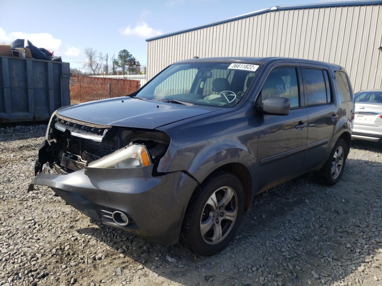 Photo 2 from auction – 2013 HONDA PILOT EXL with VIN 5FNYF4H59DB013118