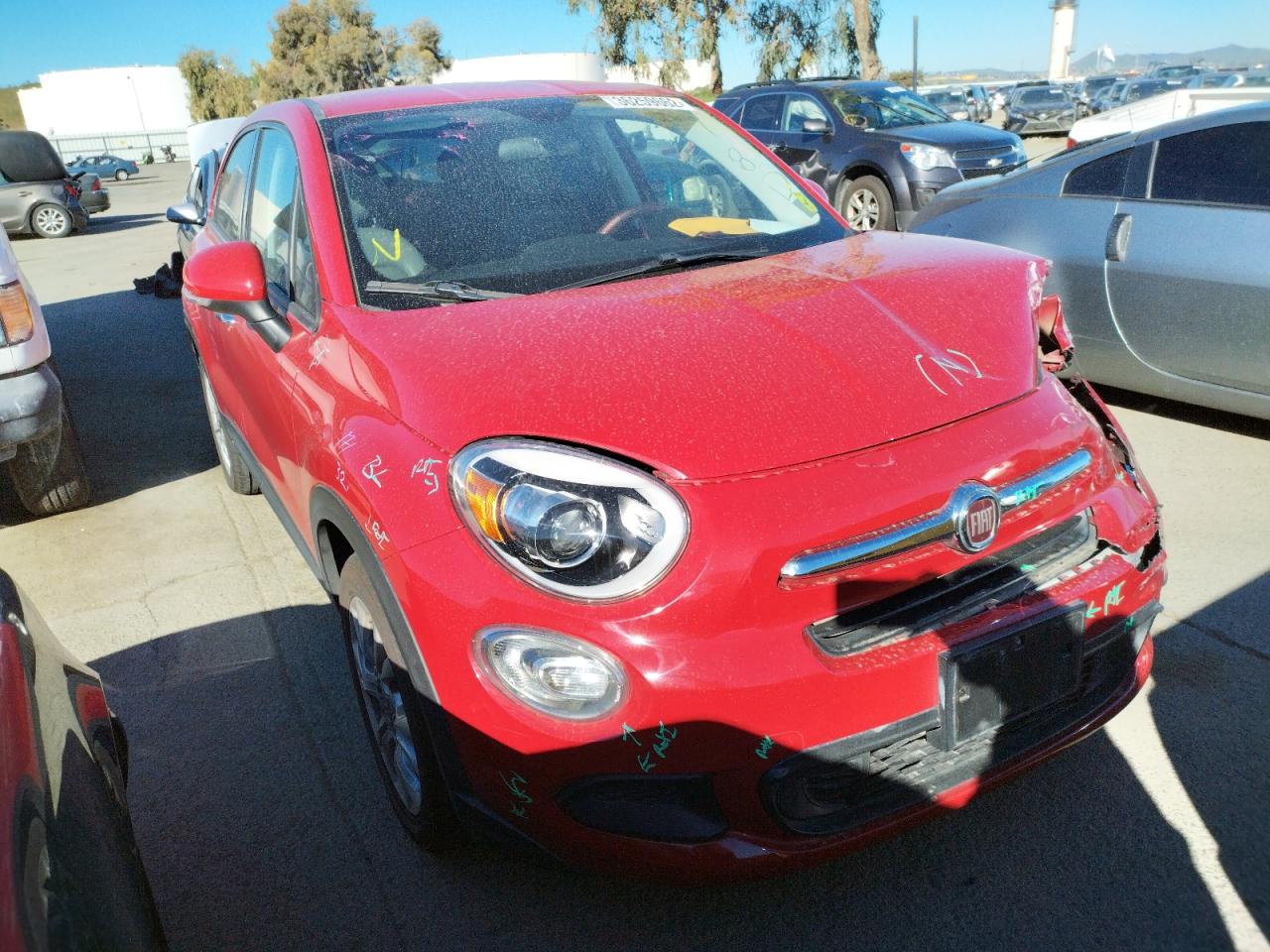 FIAT 500X EASY 2016 with VIN ZFBCFXBT0GP339793 - Photo from auction