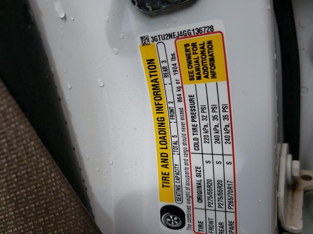 Photo 10 from auction – 2016 GMC SIERRA K15 with VIN 3GTU2NEJ4GG136728