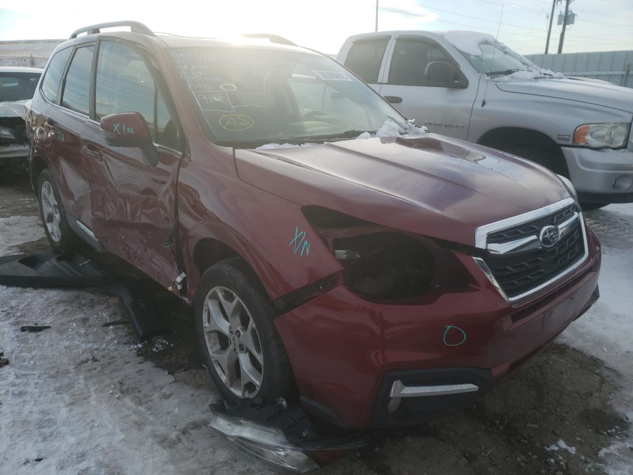 SUBARU FORESTER 2 2017 with VIN JF2SJAWC6HH562769 - Photo from auction