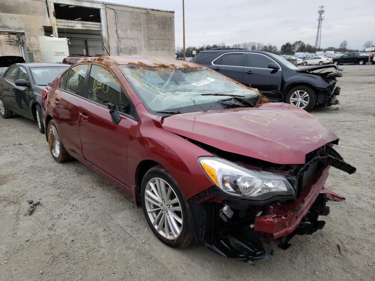 SUBARU IMPREZA PR 2012 with VIN JF1GJAE63CH005896 - Photo from auction