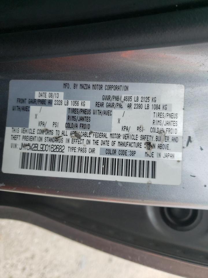 Photo 10 from auction – 2013 MAZDA 5 with VIN JM1CW2BL9D0162682