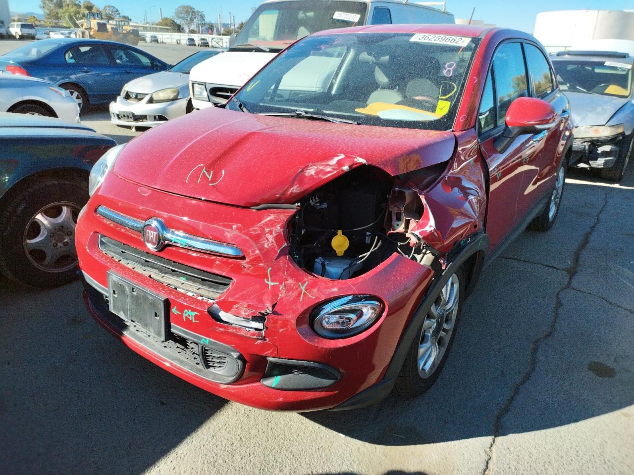 Zdjęcie 2 z aukcji – 2016 FIAT 500X EASY z VIN ZFBCFXBT0GP339793
