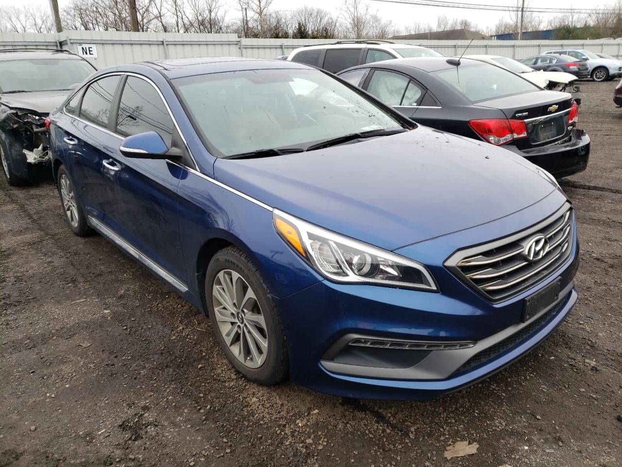 HYUNDAI SONATA SPO 2017 with VIN 5NPE34AF8HH560046 - Photo from auction