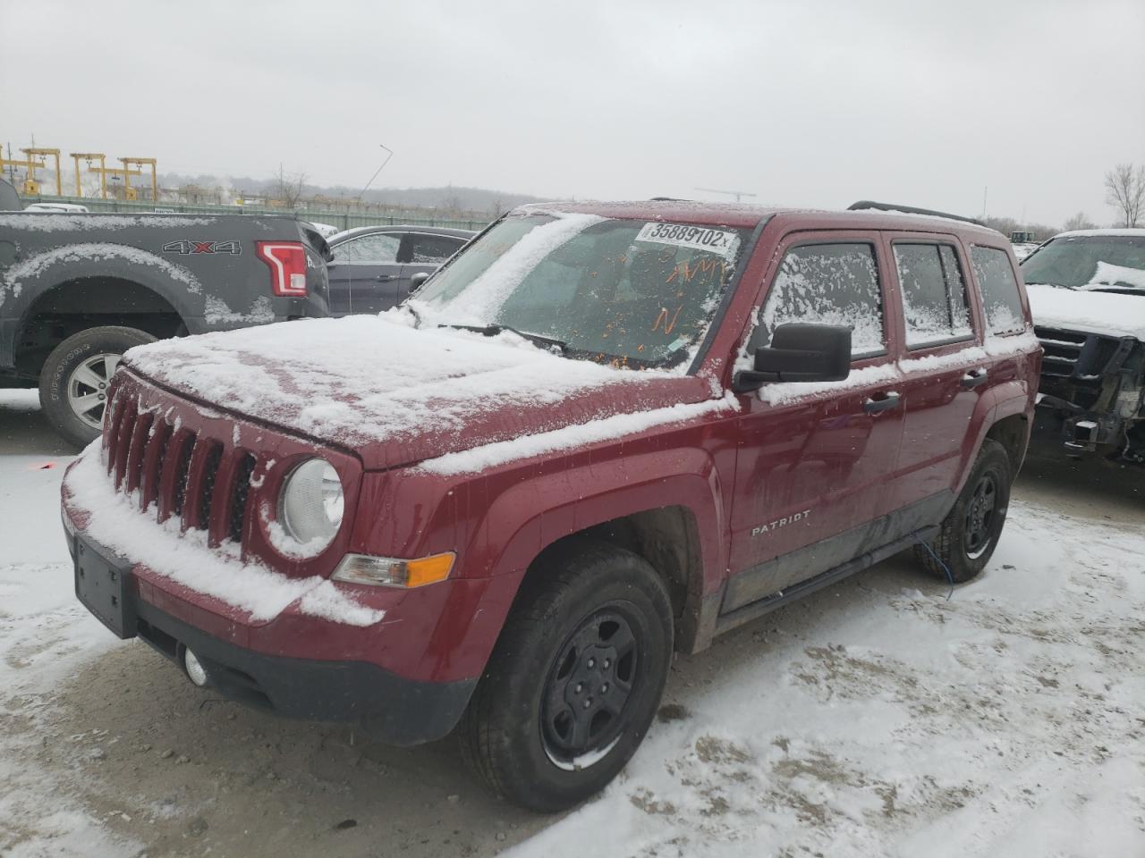 Photo 2 from auction – 2016 JEEP PATRIOT SP with VIN 1C4NJRBB9GD654763