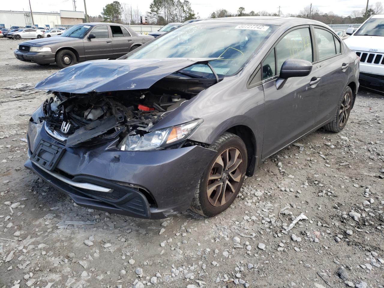 Photo 2 from auction – 2015 HONDA CIVIC EX with VIN 19XFB2F80FE033819