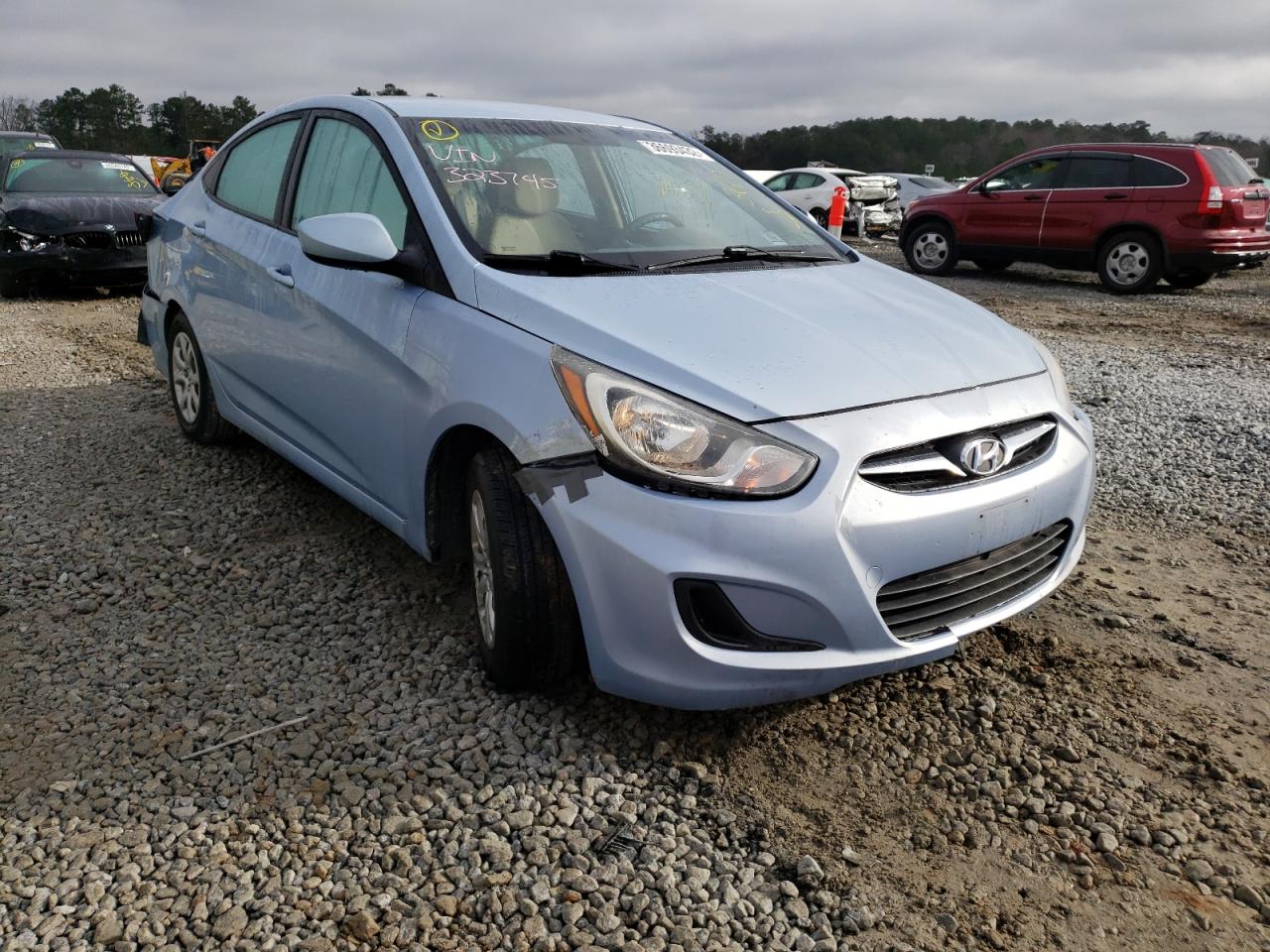 HYUNDAI ACCENT GLS 2013 with VIN KMHCT4AE8DU323745 - Photo from auction