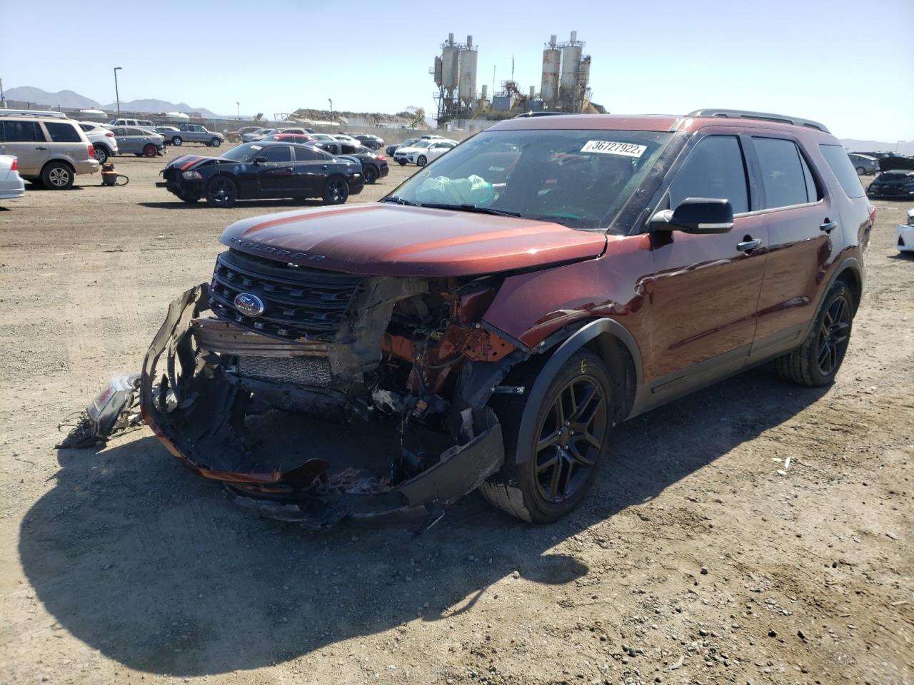 Photo 2 from auction – 2016 FORD EXPLORER S with VIN 1FM5K8GT8GGB87046