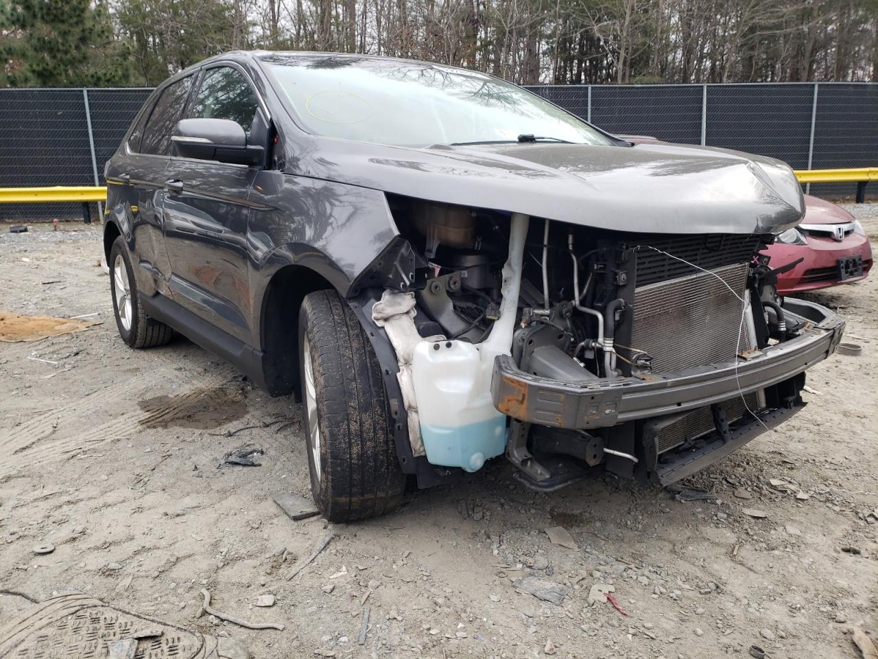 FORD EDGE SEL 2016 with VIN 2FMPK4J88GBC40552 - Photo from auction
